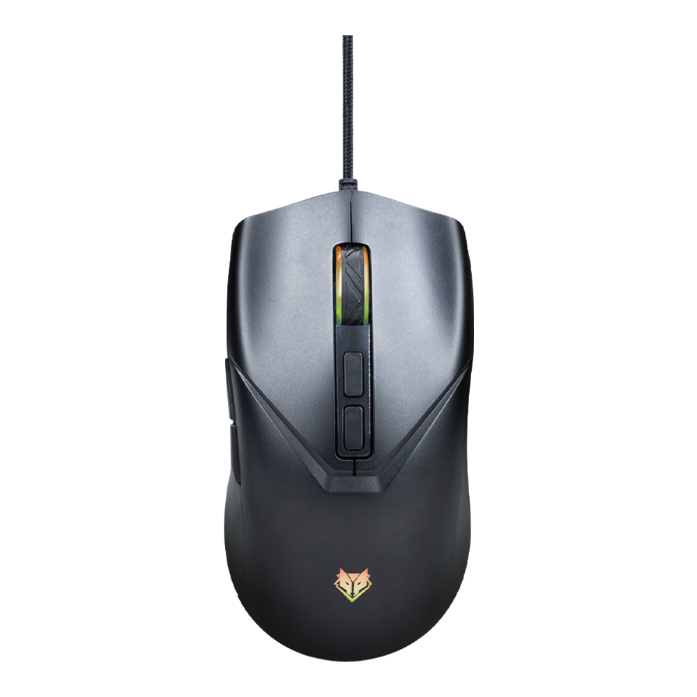 ภาพสินค้าจริง NUBWO NM108M สีดำมุมบนตรงบนพื้นหลังขาว